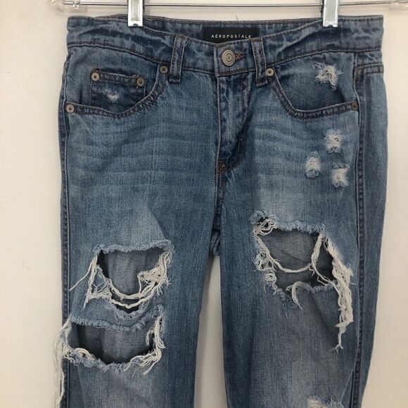 Aeropostale Size 0 Ripped and Distressed Jeans! - Picture 2 of 14